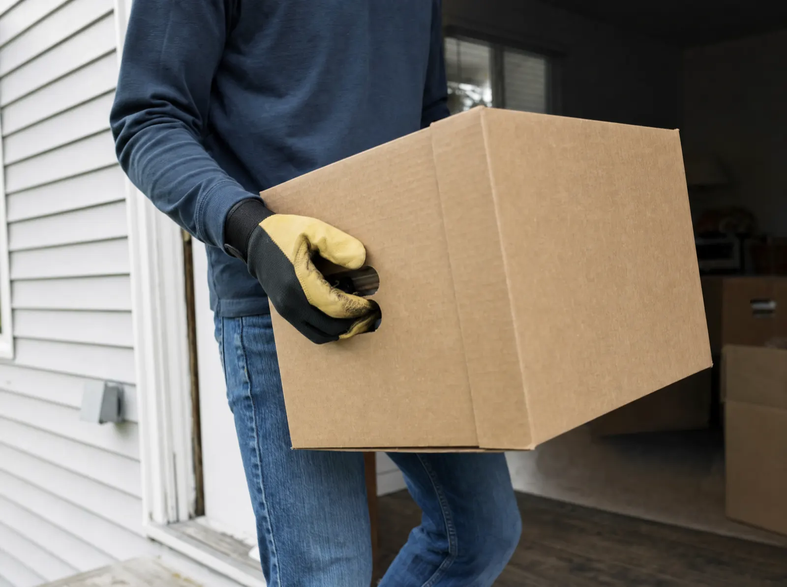 Property mid-cleanout in National