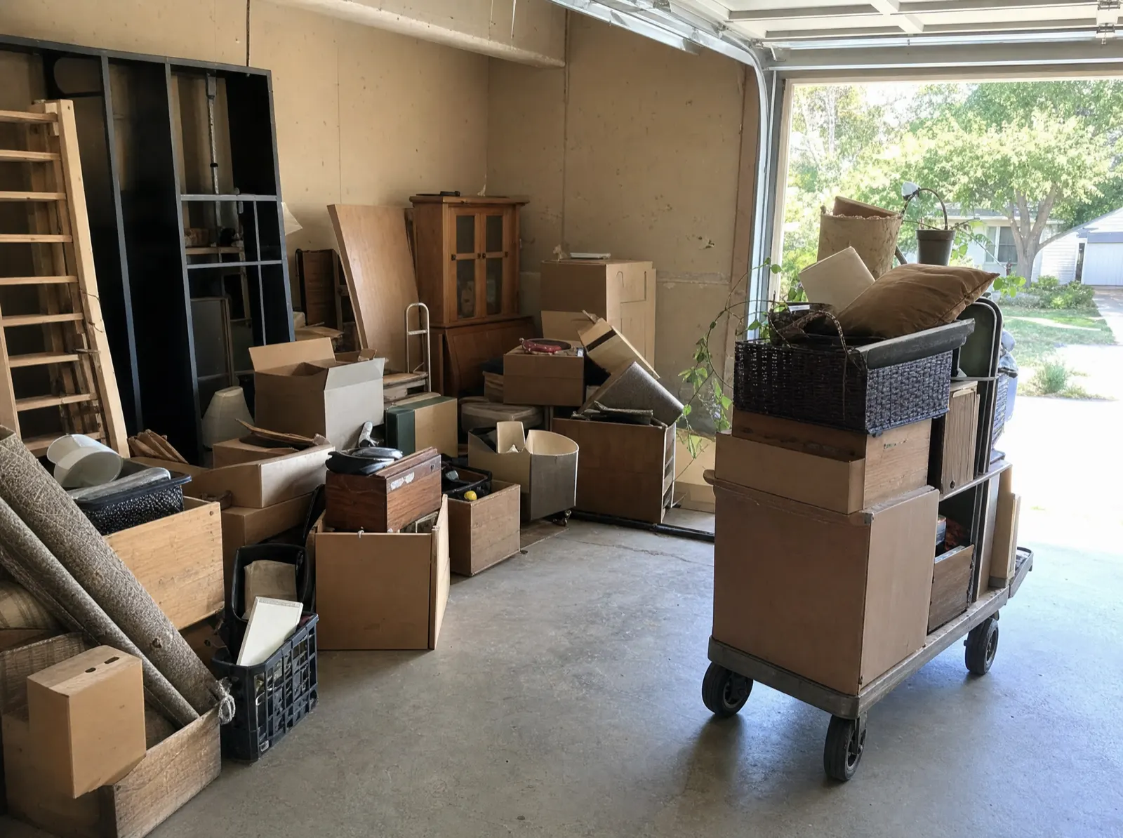 Cleared interior of a National property after a full cleanout